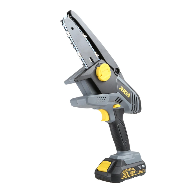 20V handheld mini chainsaw with battery Hand chain saw for cutting trees