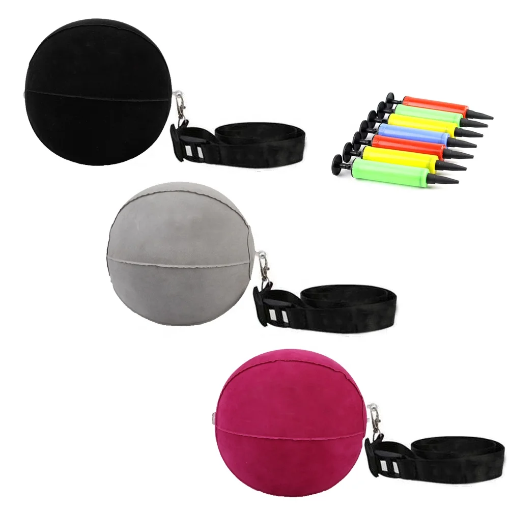
Travel-size Flocking PVC Inflatable Golf Smart Ball for Swing Training 