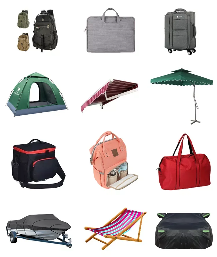 Polyester fabric PU coated 100%  polyester oxford fabric