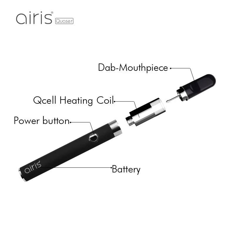 Новинка Airis Quaser 510 резьба частная этикетка перезаряжаемая керамическая катушка Cbd