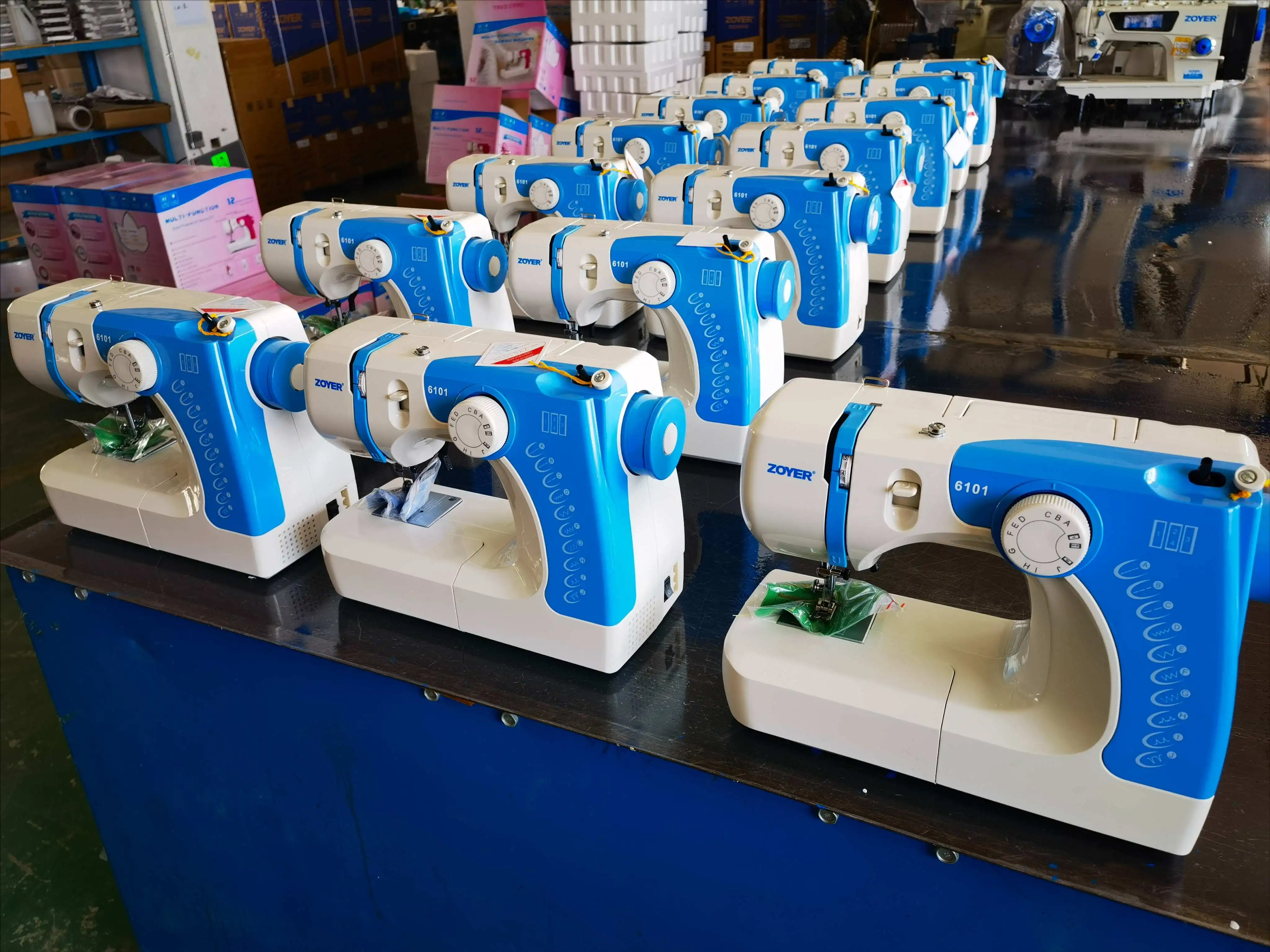 ZY6101 Maquina de Coser Domestica y de Hogar Multifuncion