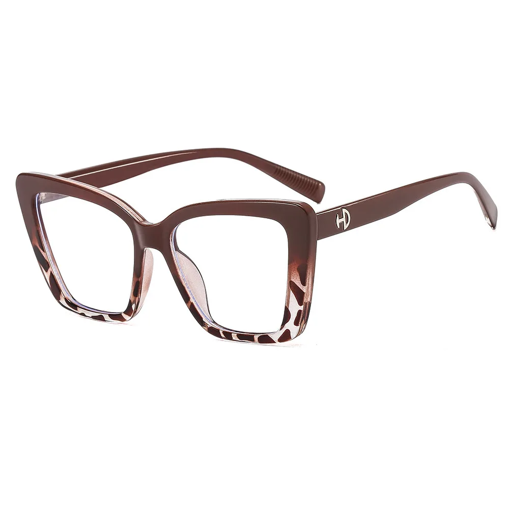 Anti blue light large frame glasses new arrival street photo glasses frame can be matched with myopia glasses frame for unisex