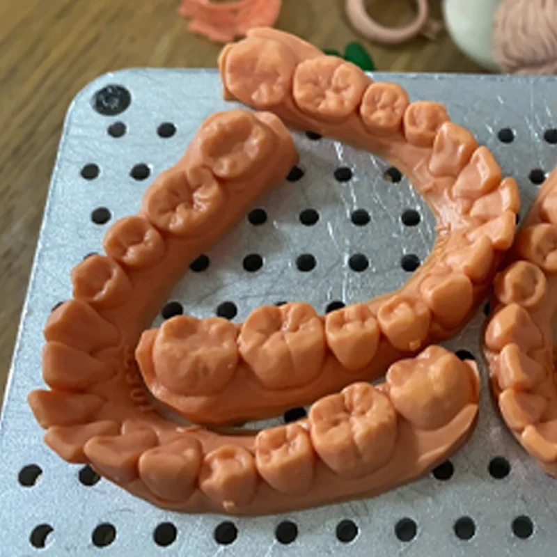 Huaxin High Precision No Warpage Dental Scratch Resistant Flesh Grey Odorless Hard 3D MSLA LCD/DLP UV Resin