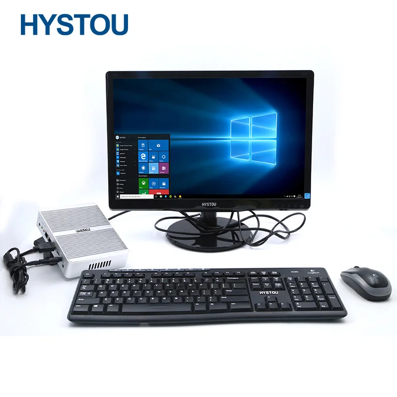 HYSTOU Factory Stock Mini PC Core i5 7267u Gaming Desktop Computer Nettop PC with 3 Years Warranty