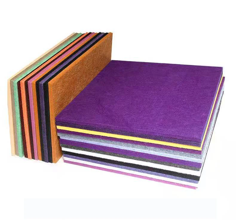 
High-end acoustic solutions polyester fiber felt sound-absorbing board sound insulation board KTV kindergarten 