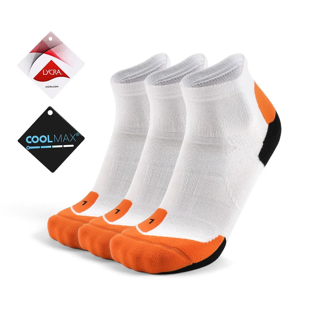 Ready to ship Breathable Athletic Sweat-Absorbent Anti-Slip Training Socks Men Custom Coolmax Sport Socks