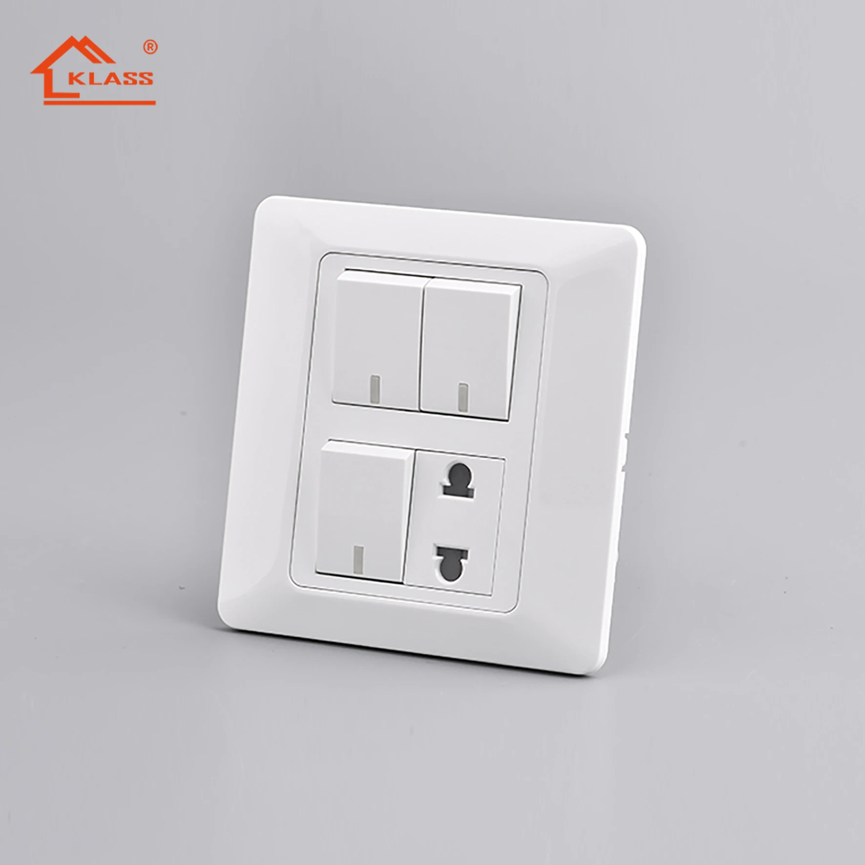 KLASS new design A9 series small button 86mm Frame For Wall Switch Socket