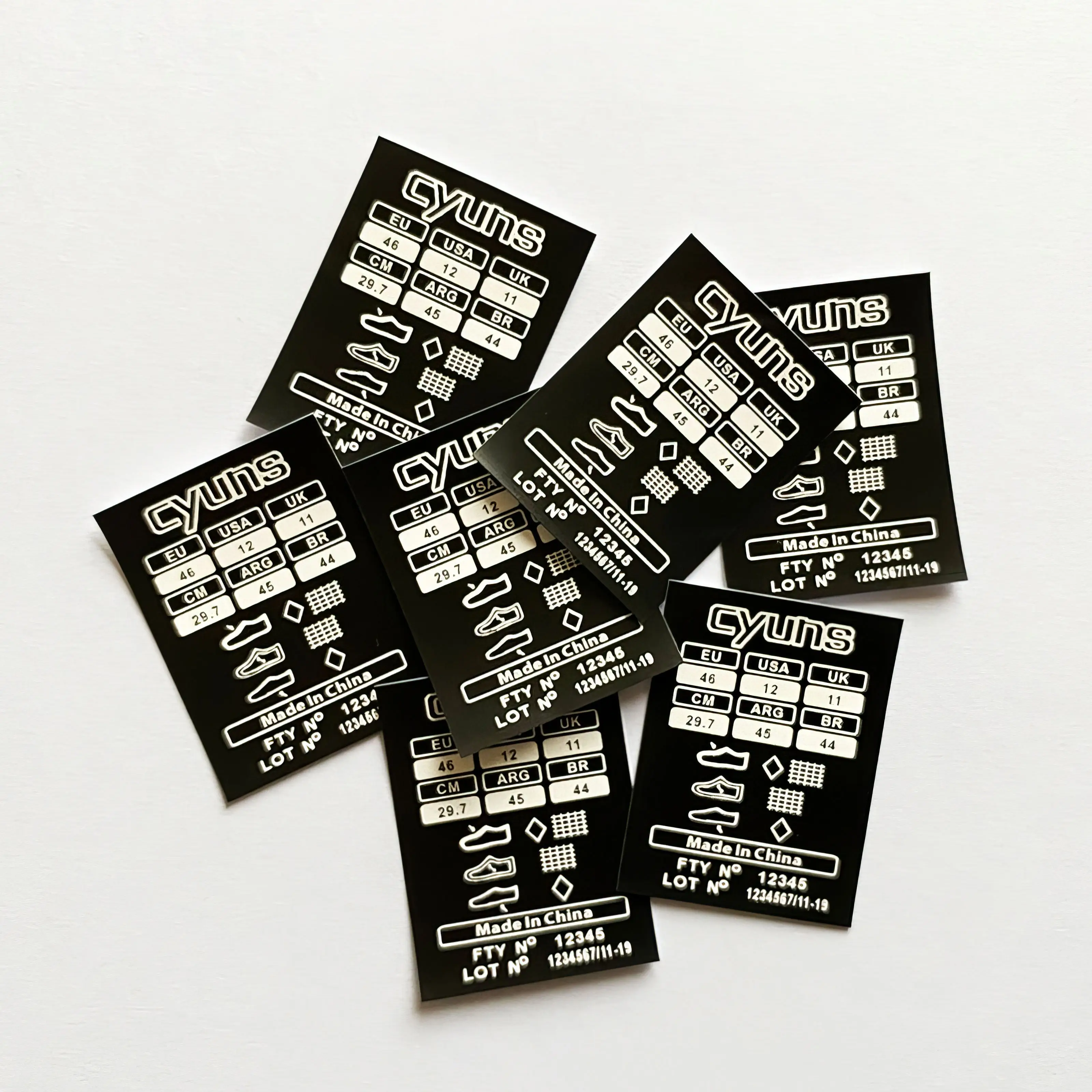 Durable High-Temp Resistant TPU Hot Melt Adhesive Labels for Clothing Care & Sports Shoe Tongues with Enhanced Waterproofing