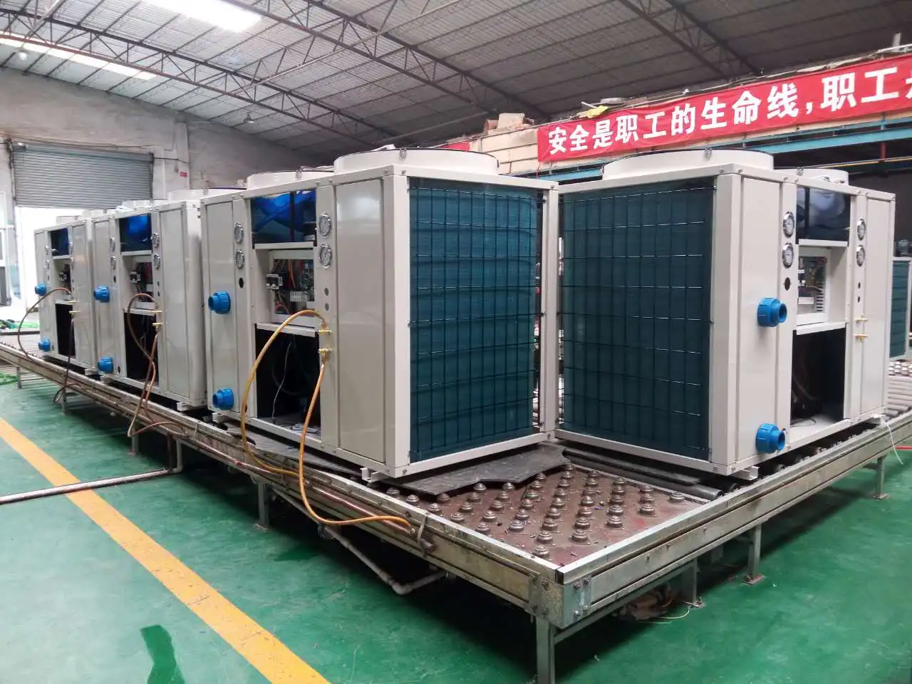 Air Source Heat Pump Air Cooled Chiller OEM gaggia brand Africa air cooled water conditioner big capacity 12kw factory price