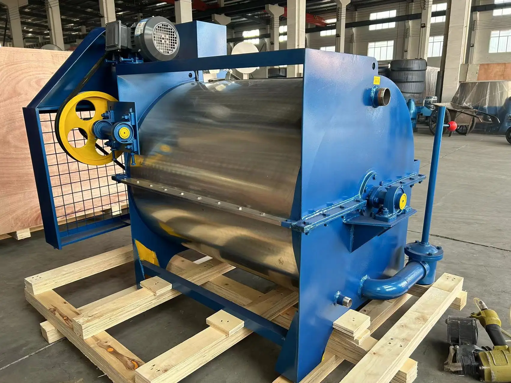 High-Efficiency Horizontal Industrial Washing Machine for Bulk Wool and Delicate Fabrics