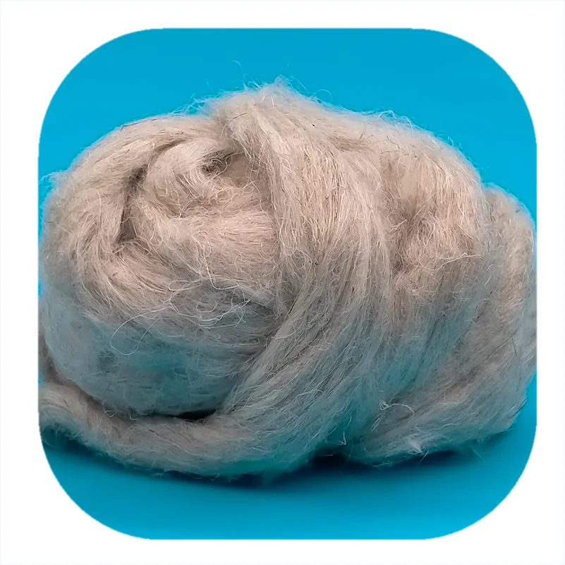 High Quality Anti-UV Natural Color 100% Hemp Tops for Spinning