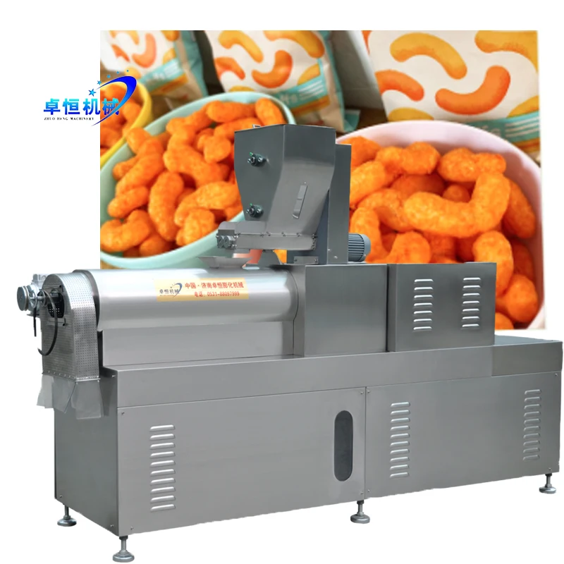 New type corn puffs extruder machine rice maize maker puff corn snack making machine small corn snack food extruder machine