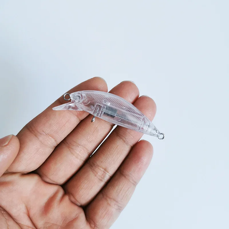 NEW OEM Unpainted Blanks Bait 5g 6cm Wobblers Minnow Sinking Rattles Special Weight Inside DIY Fishing Lures