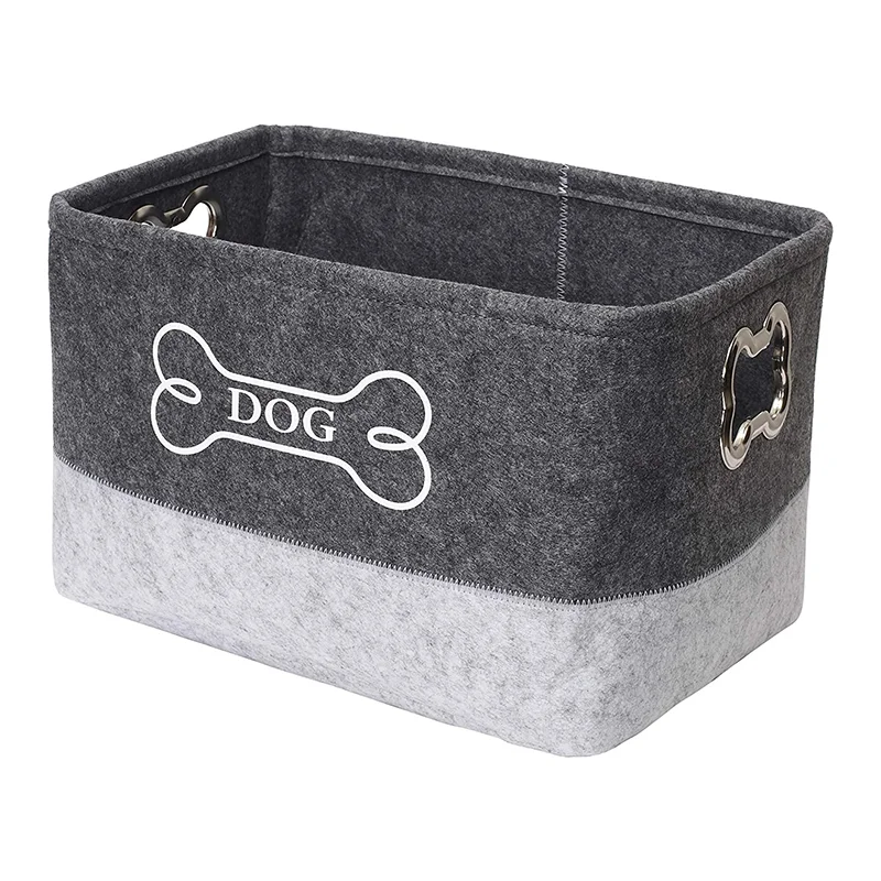 Cheap price felt storage basket box with handle