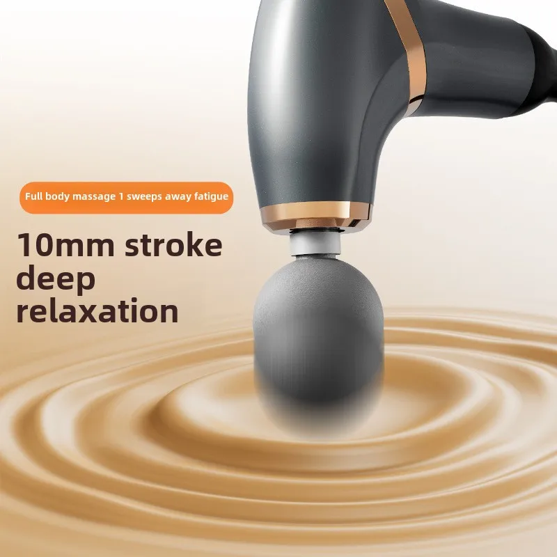 2024 Deep Tissue Body Fascial Gun Massage Hammer Portable U-Shaped Back Massager Upgraded LED Screen Pain Relief