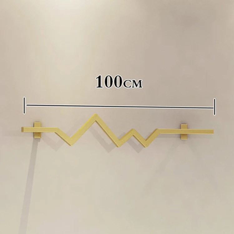 Garment Retail Shop Clothes Hanging Single Side Wall Shelf Bracket Fittings Rack Display