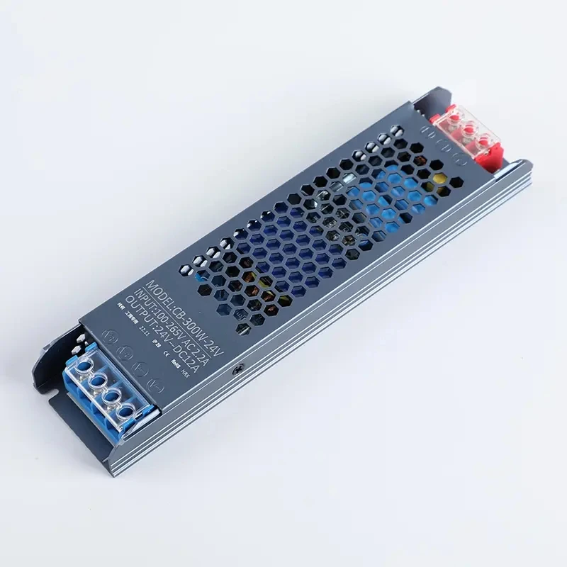 High quality 21mm 12V 24V Ultra Slim LED transformer power supply driver 60W 150W 200W 300W for LED lighting box