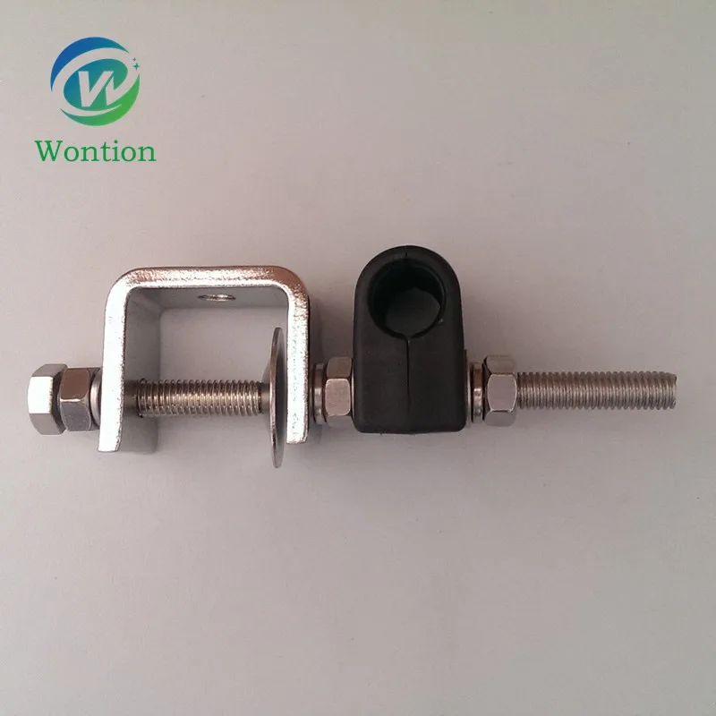
RG8 power cable clamp/single way clamp/stainless steel cable clamp 