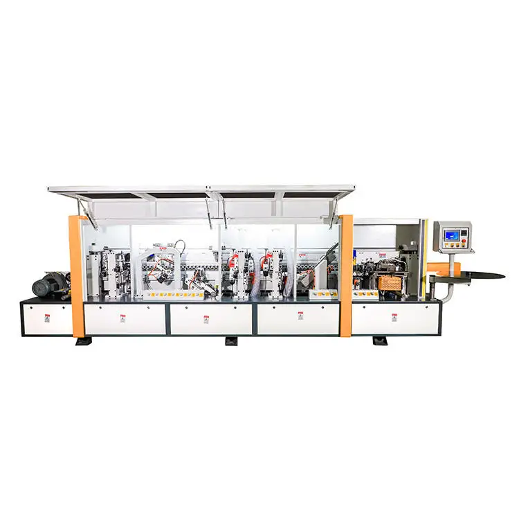 Professional efficient easy operate wood automatich trimming edge banding machine