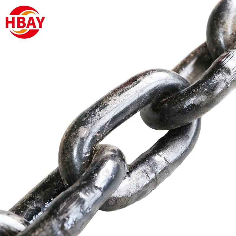 Manufacture Supply G80 Chain Heavy Duty Industrial Lifting Chain Alloy Steel Standard Galvanized ZINC 304 Stainless Steel 7 Days