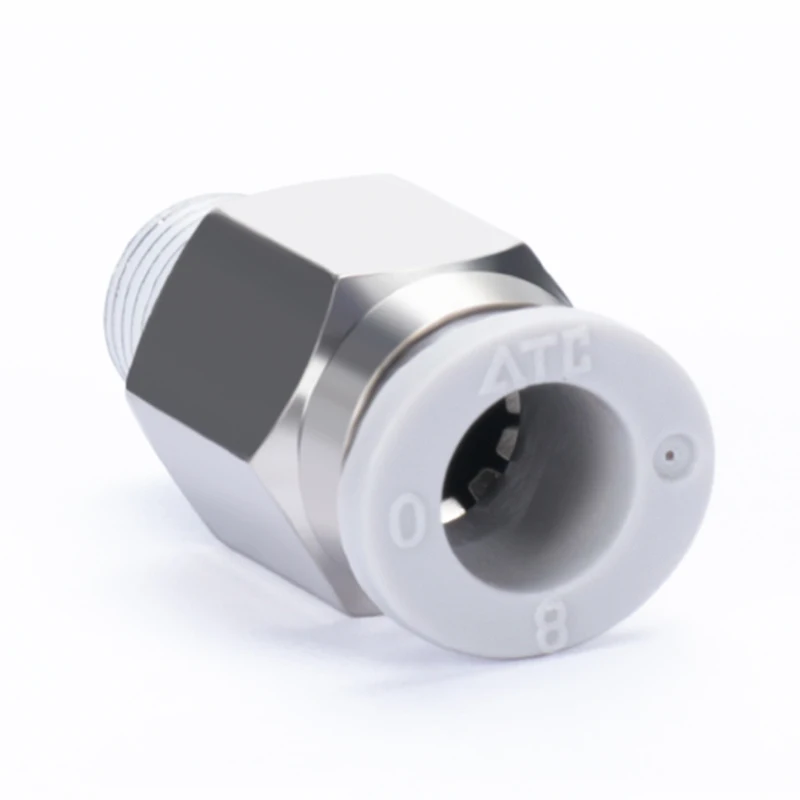 AIRTAC  APC4 6 8 10 12 pneumatic quickly coupler metal hose lock tube wire splitter release pipe connector hydraulic fitting