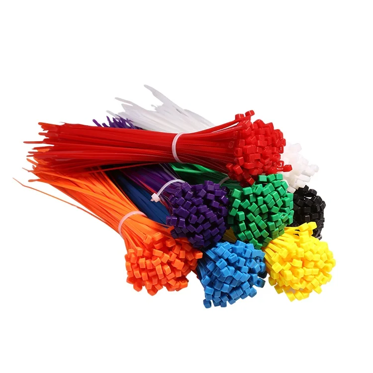 Лучшая цена экономичные и эффективные пластиковые нейлоновые кабельные стяжки самоблокирующийся пластиковый на молнии проволочные