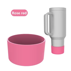 Silicone Boot Sleeve For Stanley Quencher Tumbler 30 Oz 40 Oz  Water Bottle Protective Water Bottle Cup Bottom