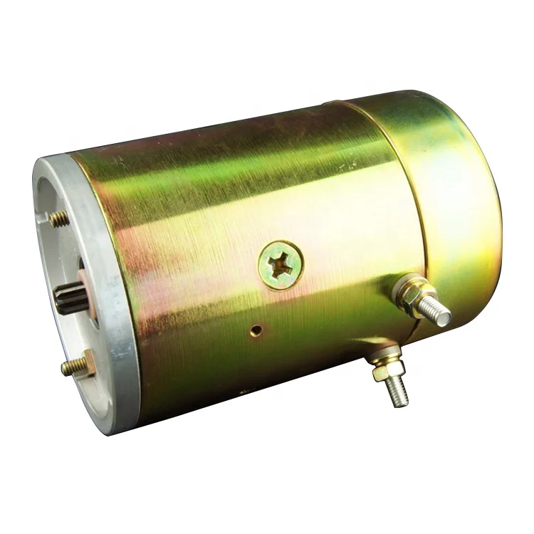 high rpm 12v  1.6kw 24v 2.2kw hydraulic dc motor for battery dump truck
