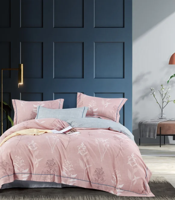 Manufacturer Luxury Soft Printed Bed Sheets Set Bedsheets Queen Size Bedding Set