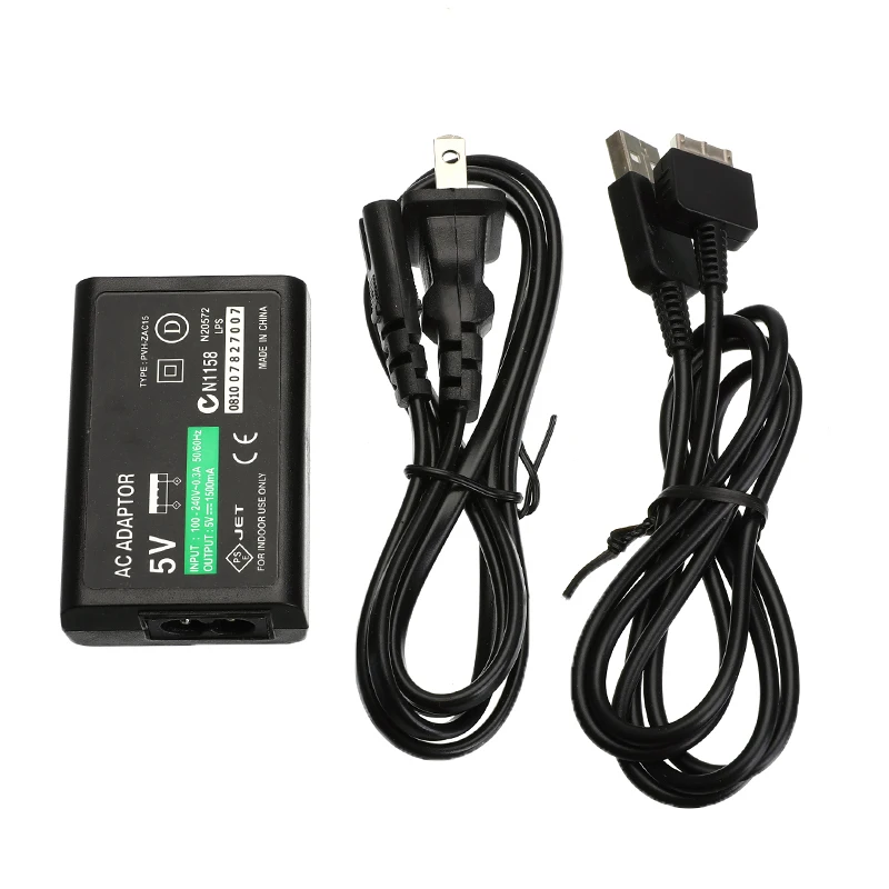 USB Data Charging Cable Home Wall Charger Power Supply AC Adapter For Sony PlayStation Psvita PS Vita PSV 1000 2000 3000