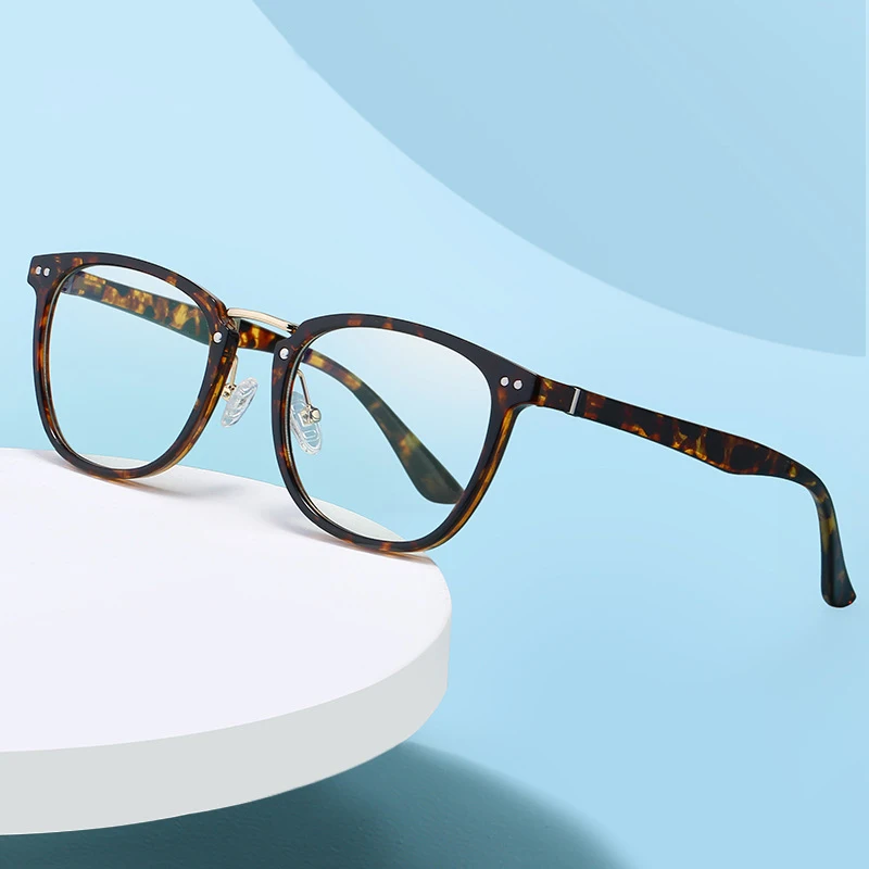 Wholesale high quality TR frame clear glasses men women fashion spring hinge blue light protection computer optical eyeglasses