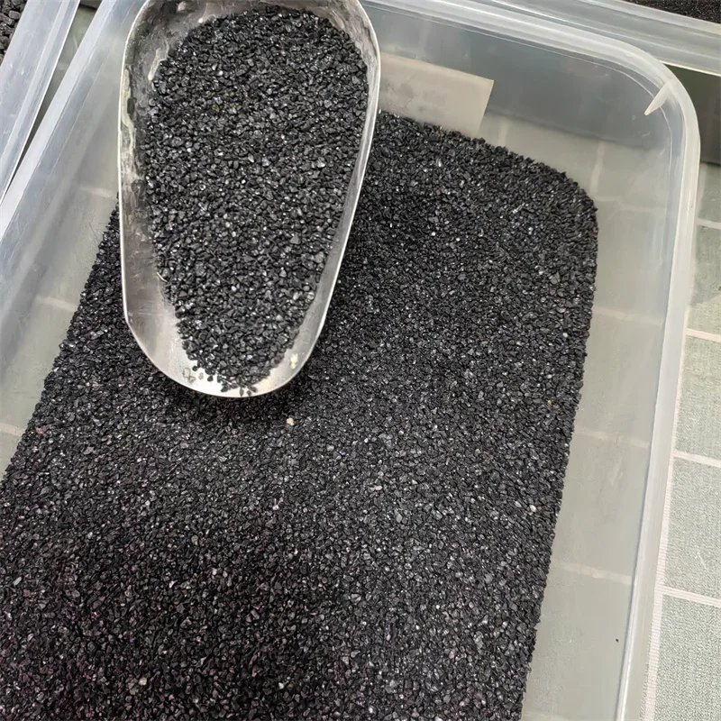 High Quality Black Emery Natural Sand Blast Fine Brown Fused Alumina for Outdoor Floor Blasting