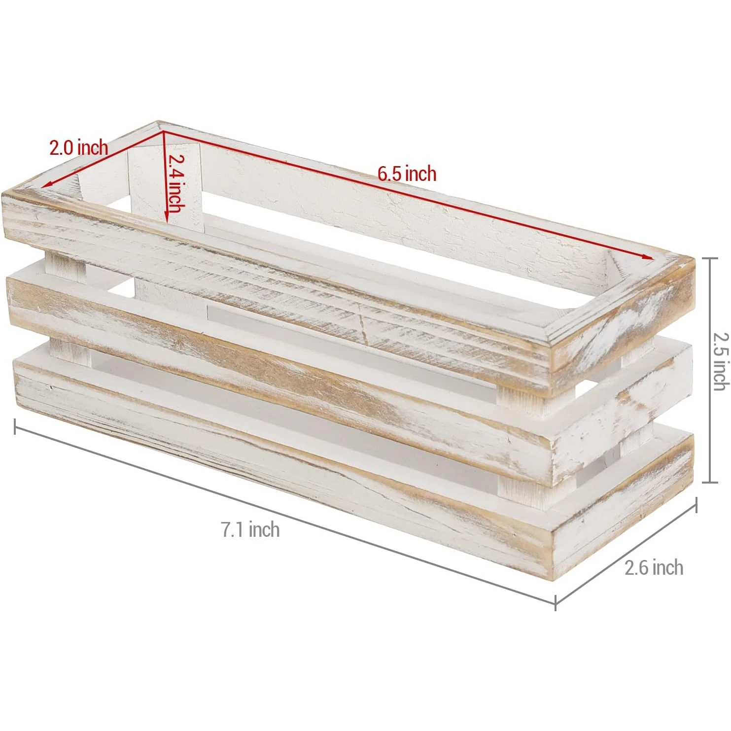 Wooden magnetic country style pencil and whiteboard accessories storage basket 3-piece set