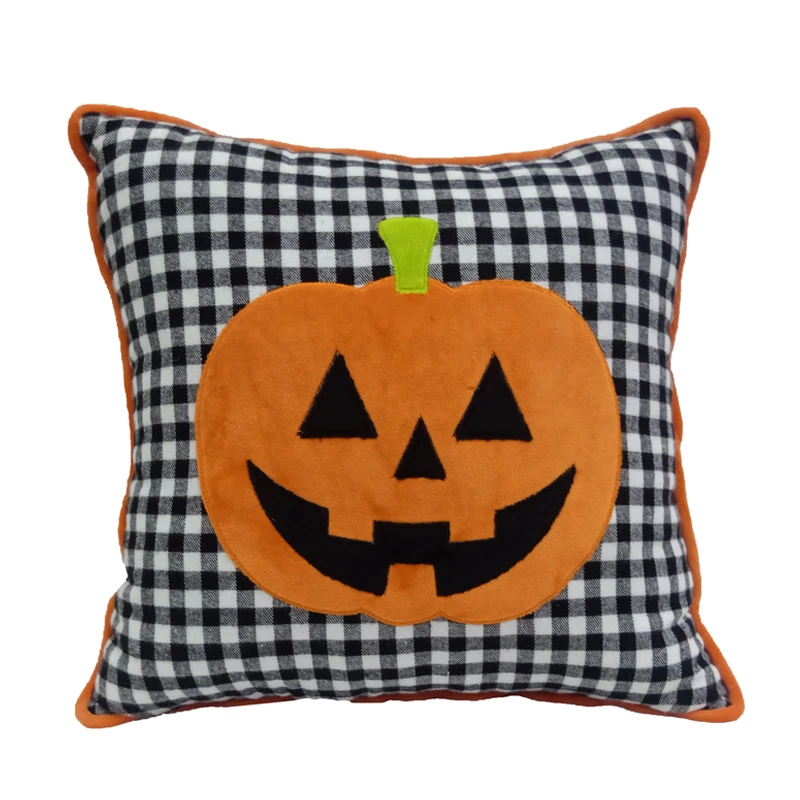 Customized Halloween Home Textile Decoration Dead Pumpkin Ghost Pattern Holiday Pillow Halloween Jack O Sofa Cushion Covers