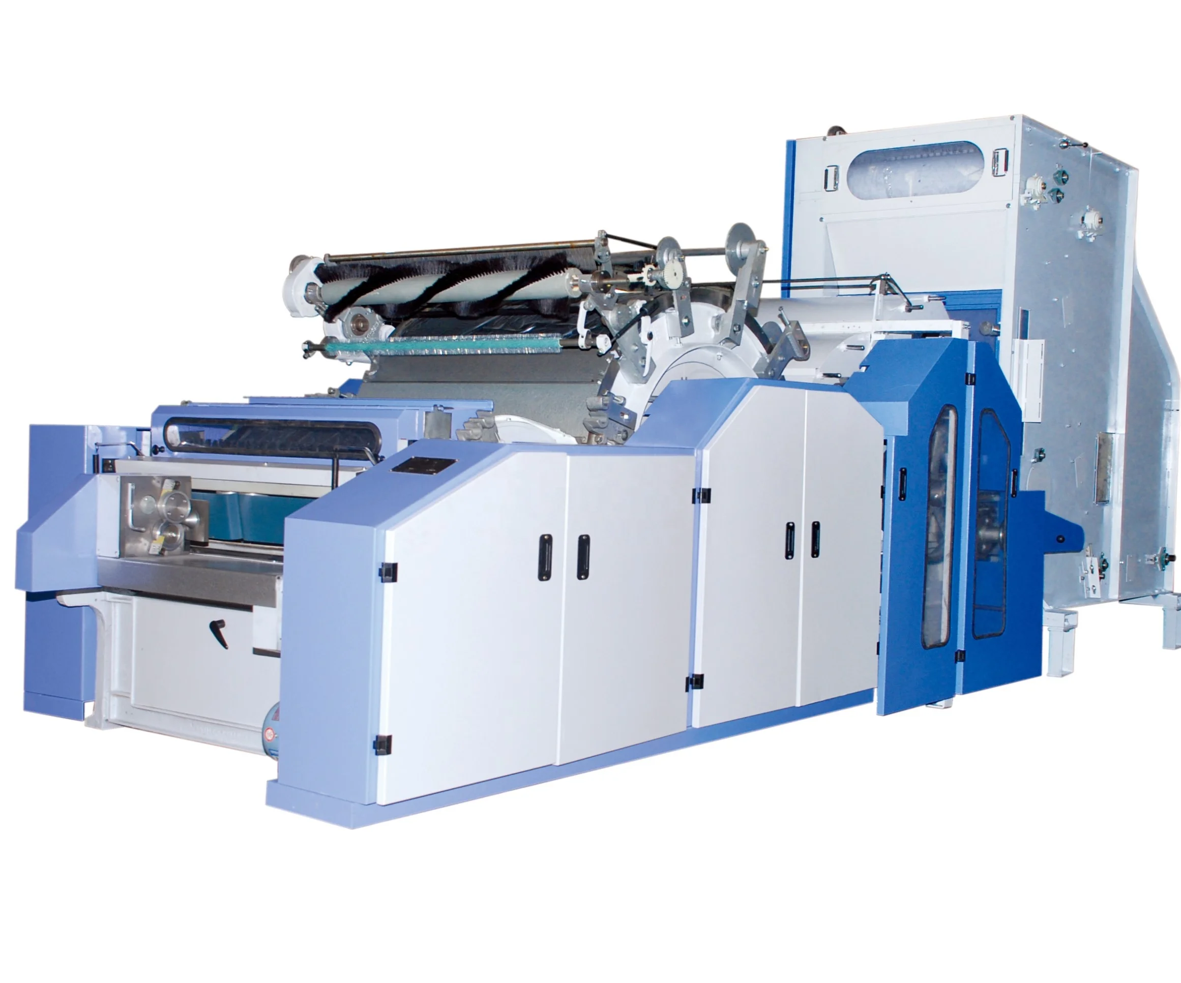 Flax hemp fiber carding machine