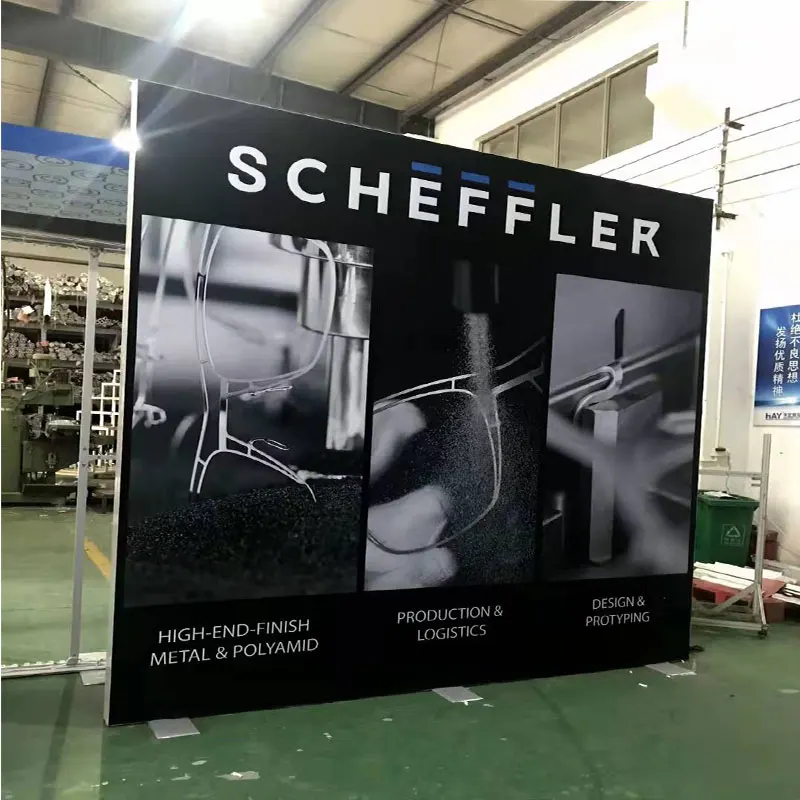 Trade Show Exhibition Displays Backlit  Led Advertising  Textile SEG Portable  Light Box