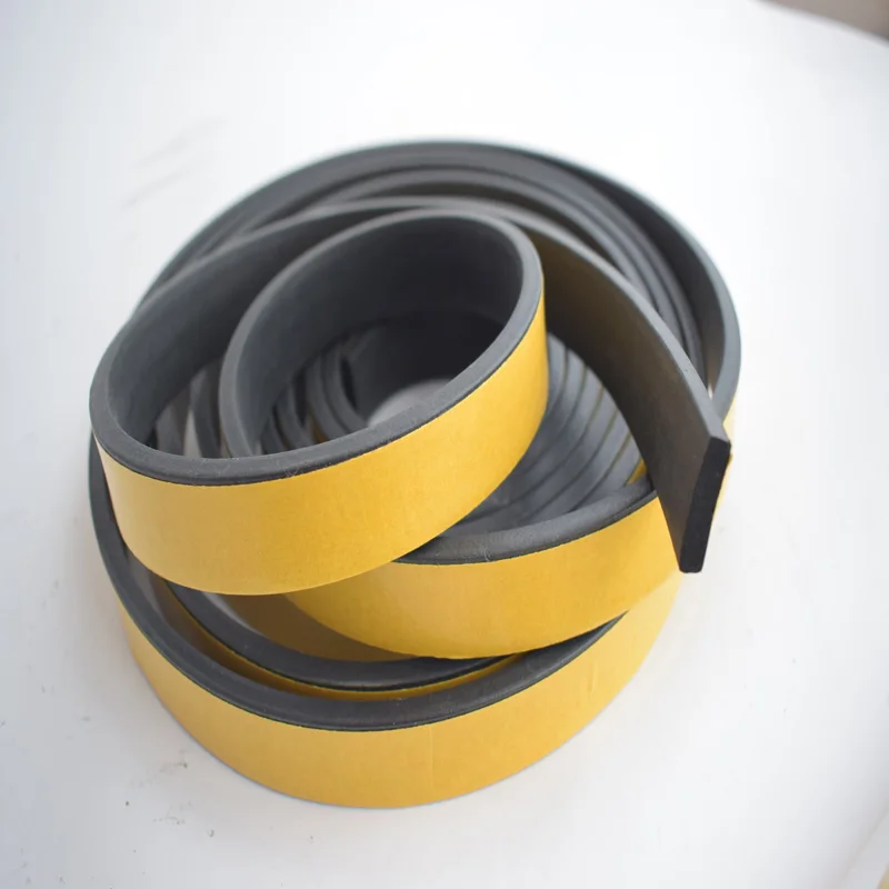EPDM EPDM foam plate sealing strip vibration damping rubber strip direct sale 1 metre price machinery and equipment protection