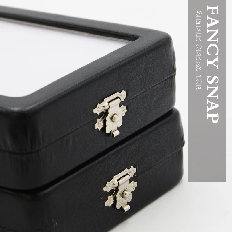 Jewelry Box Flip Top Gemstone Jewelry Packaging Box Diamond Display Case  loose diamond jewelry packaging