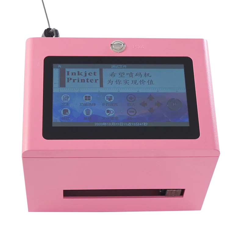 Expiry Date Coding Desktop Static Inkjet Printer For Items Inkjet Printing Machine