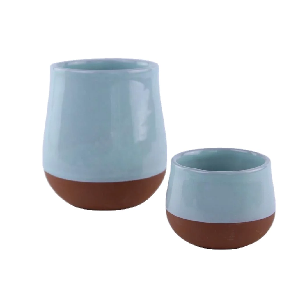 Best Selling Colored Fine Porcelain terracotta Ceramic Tea Cup Without Handle Coffee Mug Reusable Cup