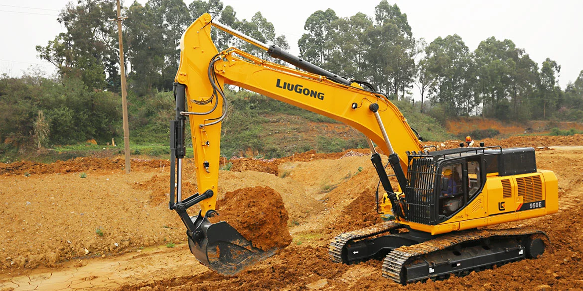 China Factory Mining Excavator 950E 50Ton Crawler Mining Excavator Cummins Engine on Sale