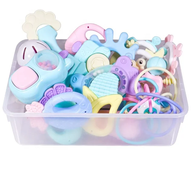 Wholesale Food Grade chewbaby teethers Hand Grip Silicone teether new born baby products for baby toys
