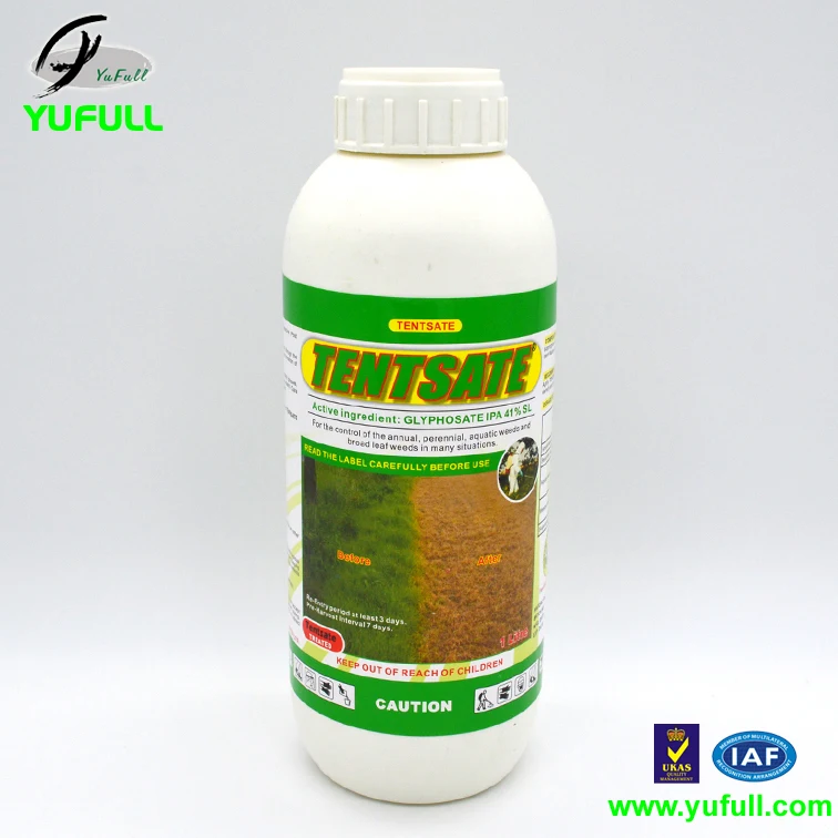 Glyphosate IPA 62% SL non-selective herbicide Glyphosate 41% ammounium salt low price