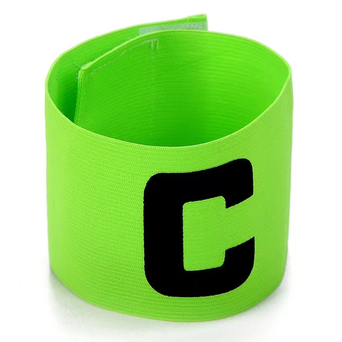 Factory directly elastic football captain armbands mix color kids captain band football soccer
