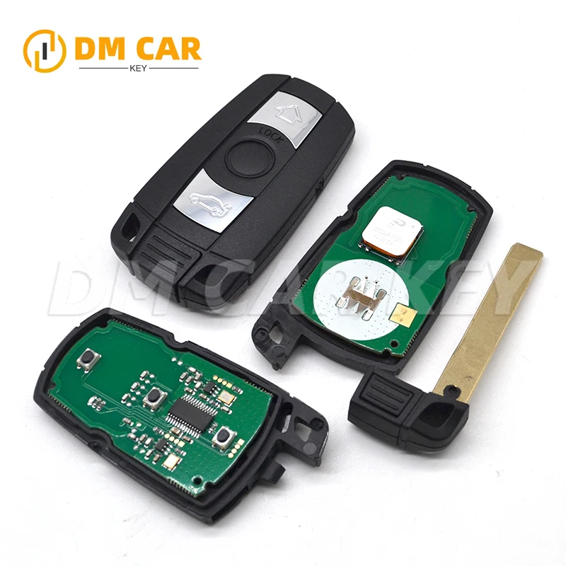 DMKEY Smart key fob control 315/434/868Mhz ID46 Chip 3button KR55WK49147 CAS3 for BMW 3 5 x6 x5 Series keyless entry remote key