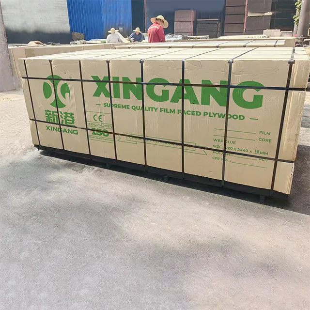 9mm 12mm 15mm 18mm marine plywood WBP glue brown/black poplar core film faced plywood