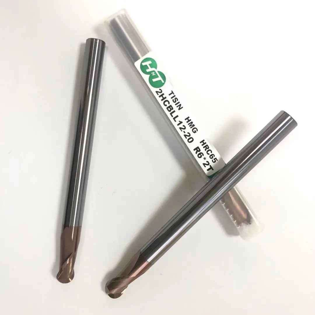 
HNT High Quality Solid Carbide 2 Flute Ball Nose End mill R6*20L*150L Tungsten steel milling cutter 