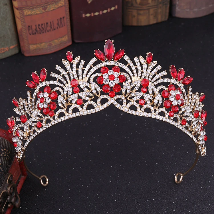  Pageant со стразами свадебные аксессуары для волос с украшением в виде кристаллов свадебная тиара стиле барокко вечерние