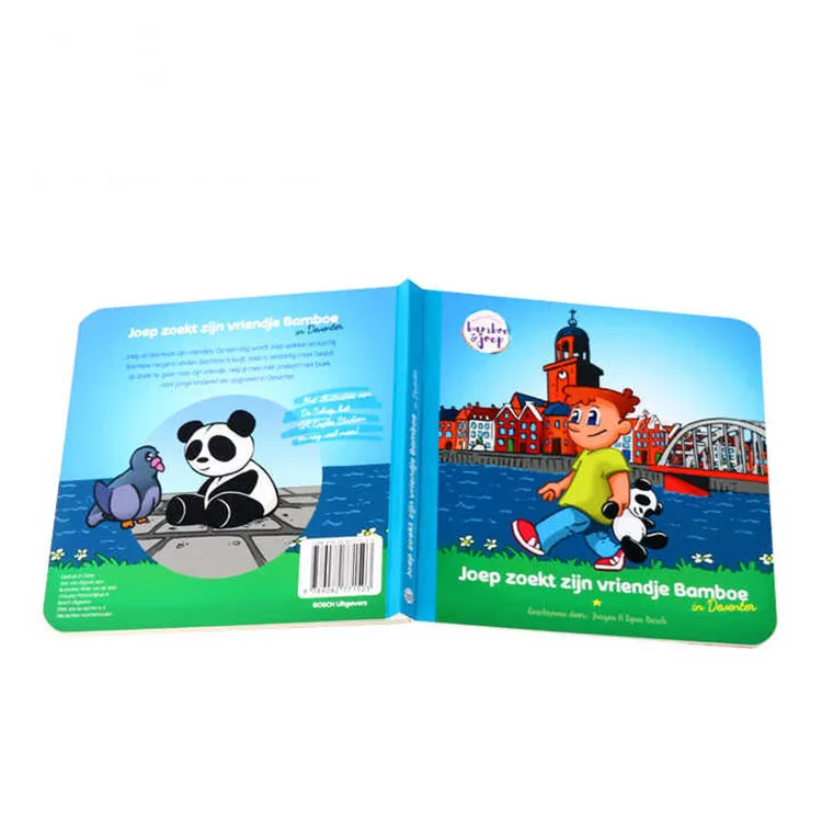 Custom Children Books printing service 3d Pop up kids Lift The Flap Books Hardcover Board Book
