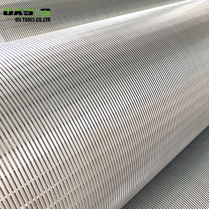 Manufacturer connection STC/BTC 0.75 mm slot wedge wire screen stainless steel pipe filter